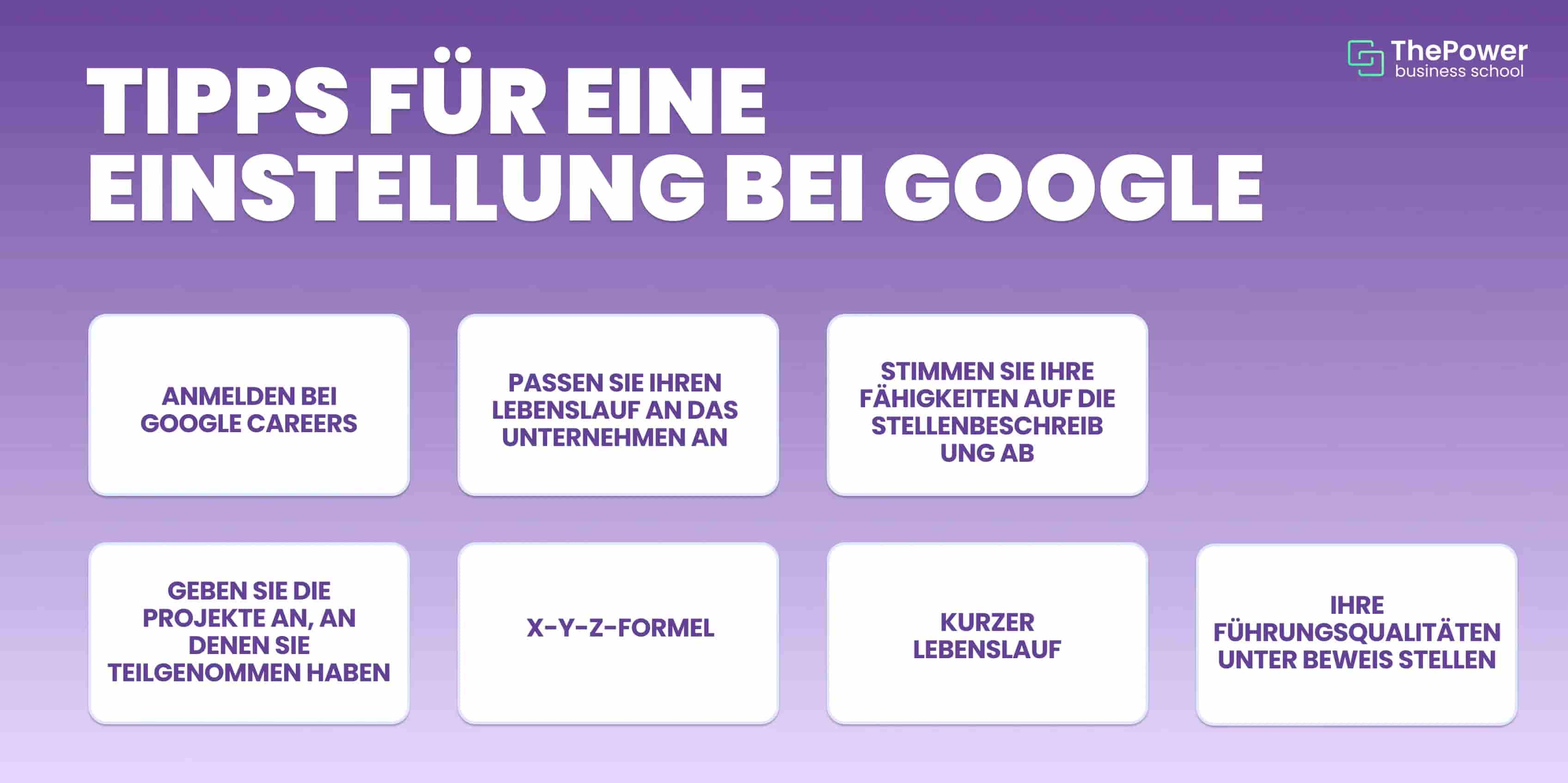 arbeiten bei google