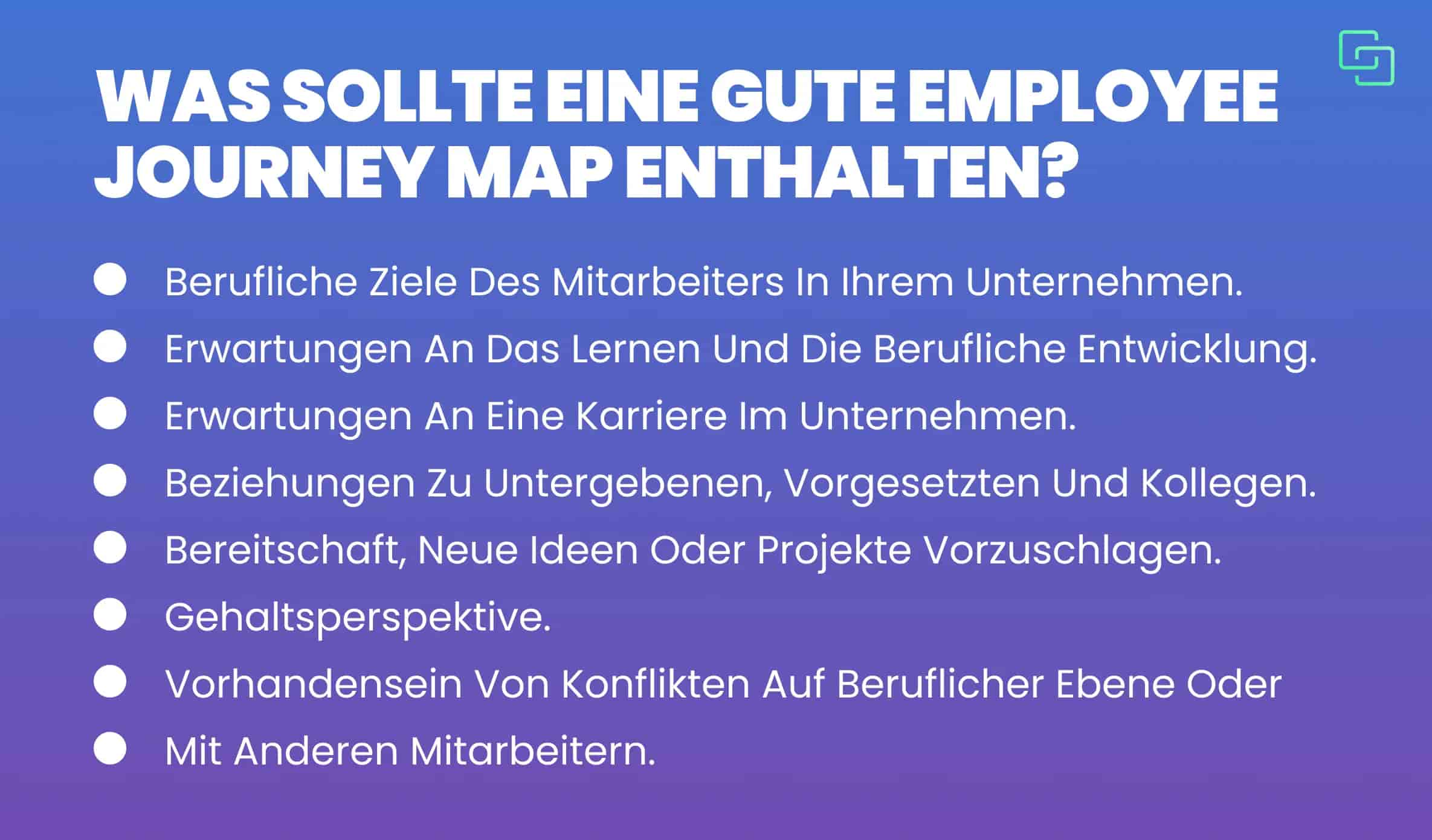 Employee Journey Map