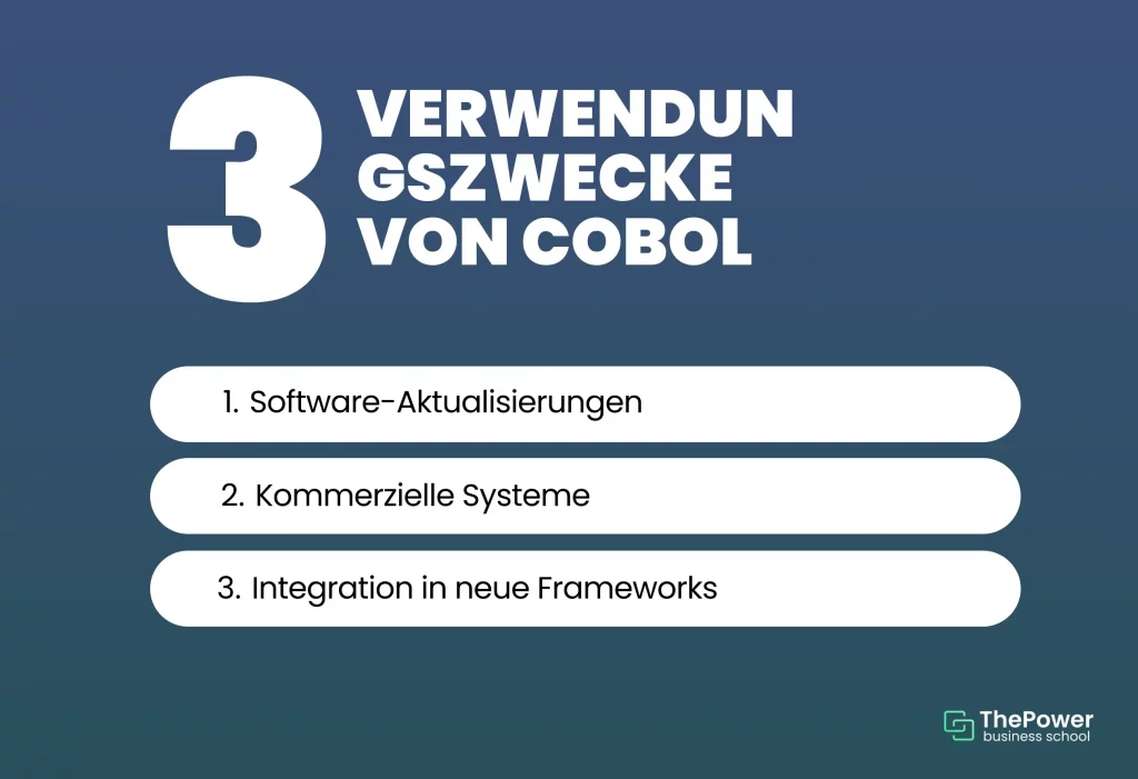 3 verwendum gszwecke von Cobol