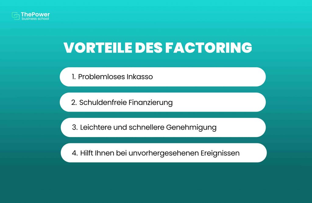 Vorteile des Factoring